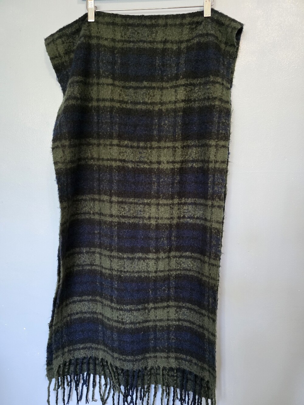 Abercrombie & Fitch Tartan Fringe Scarf